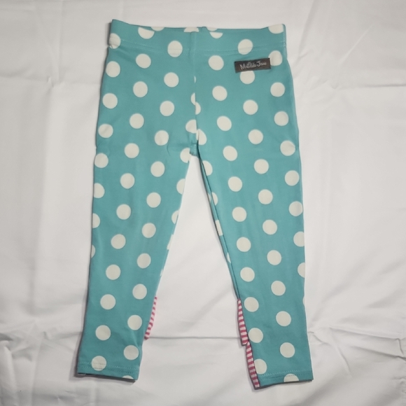 Matilda Jane Girls Polka Dot Bow Leggings Size 2 | Adorable Playwear - Picture 1 of 7
